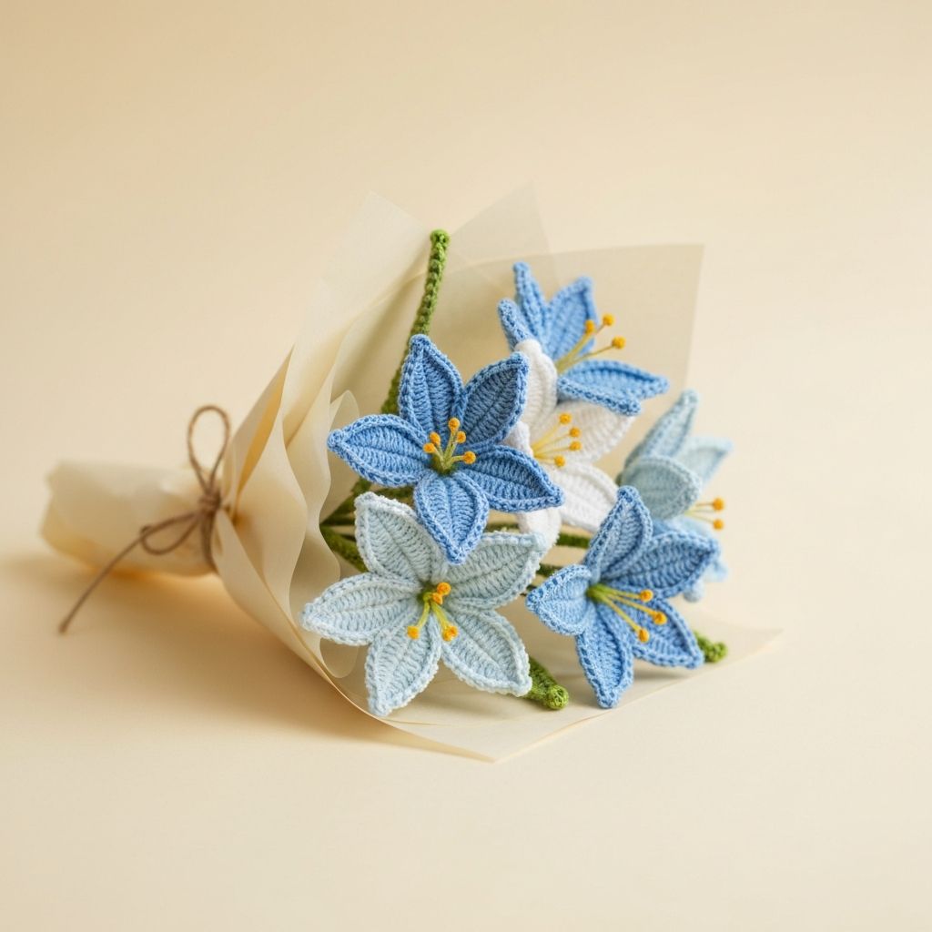 Blue Lily Serenity Bouquet