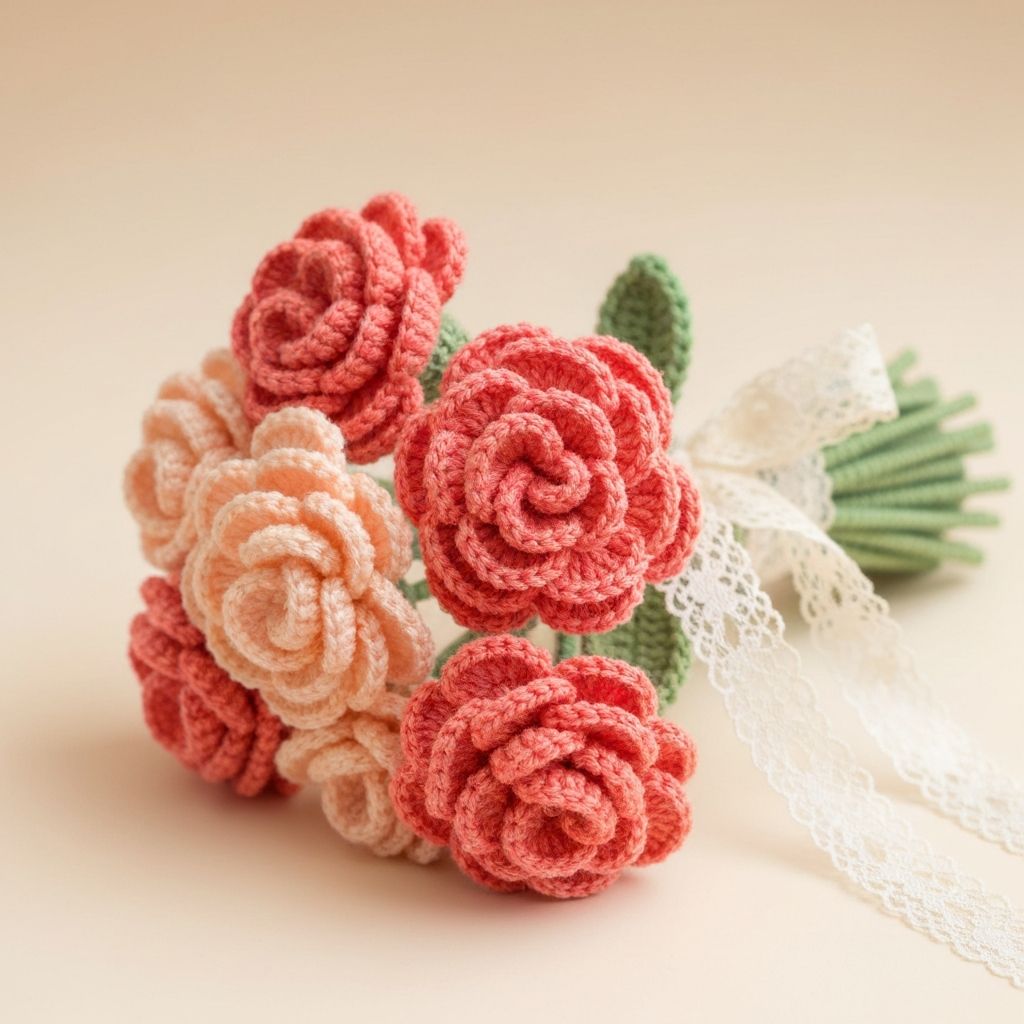 Coral Carnation Charm